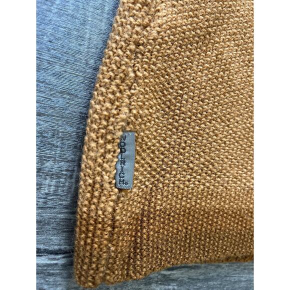 WOOLRICH Women’s Ochre Knit Vest Cardigan Brown Copper Cabin Core 100% Wool XL - Picture 4 of 9